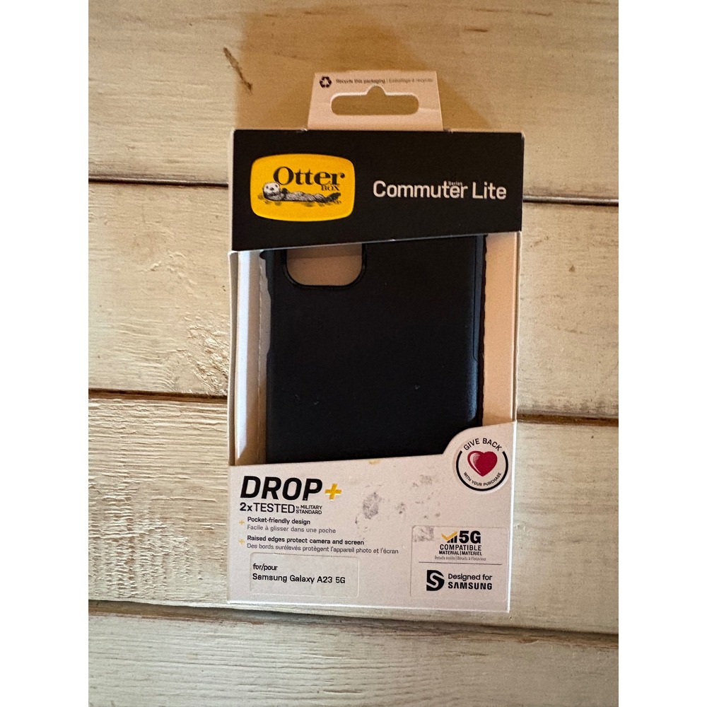 OtterBox Commuter Lite Samsung Galaxy A23 5G Case Black 77-90037 New In Box